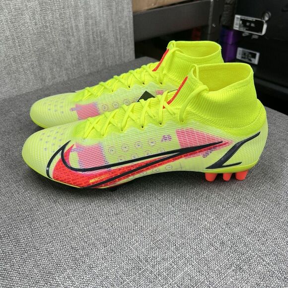 Nike Mercurial Superfly 8 Elite AG Pro New Volt Green Soccer Cleats Men Size 13 main image 9